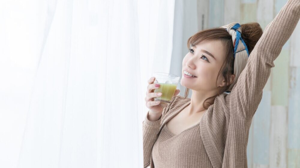 朝のスムージー
