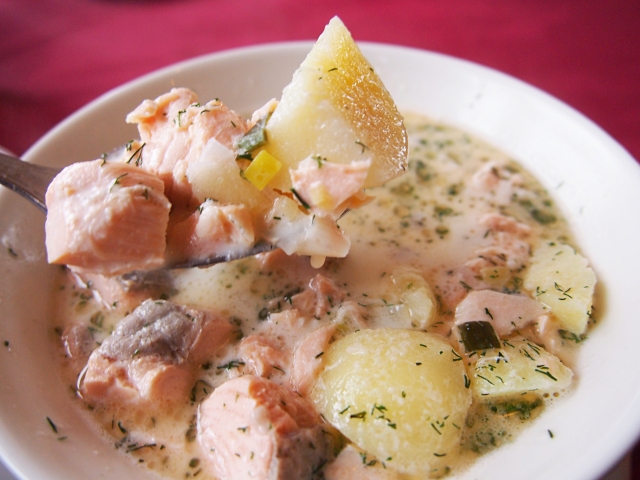 サーモンスープ