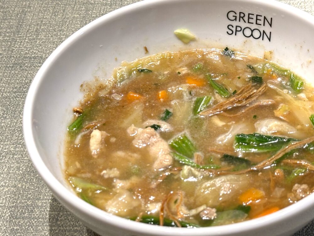 ポルチーニと飴色玉ねぎの洋風コンソメ